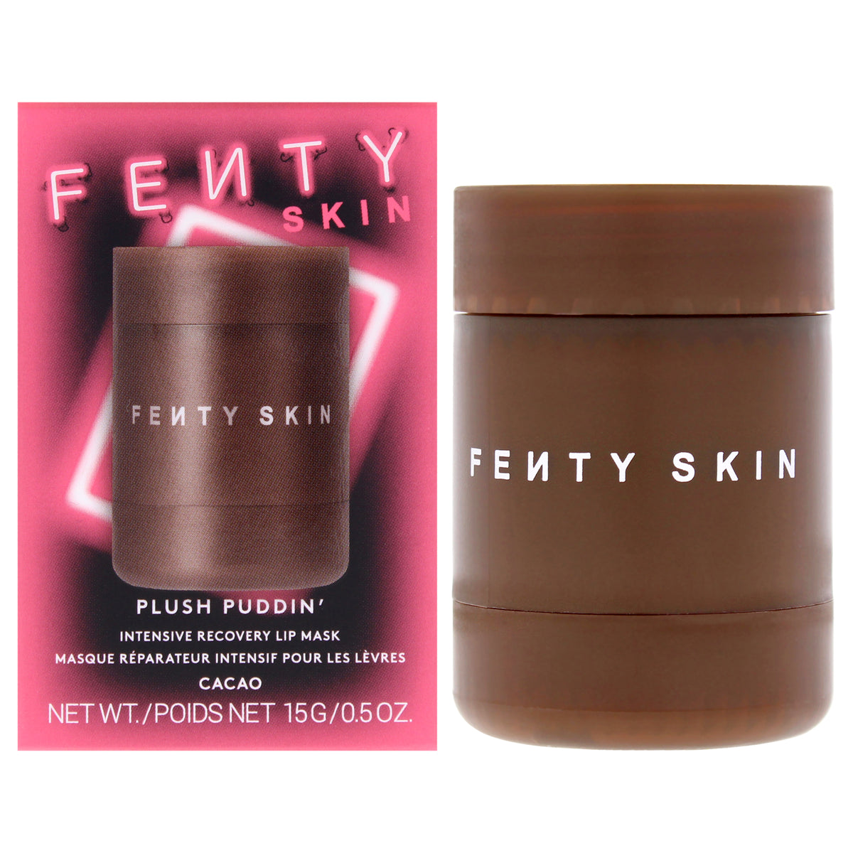 Fenty Beauty Plush Puddin Intensive Recovery Lip Mask - Cacao -Thefragrancemart.com