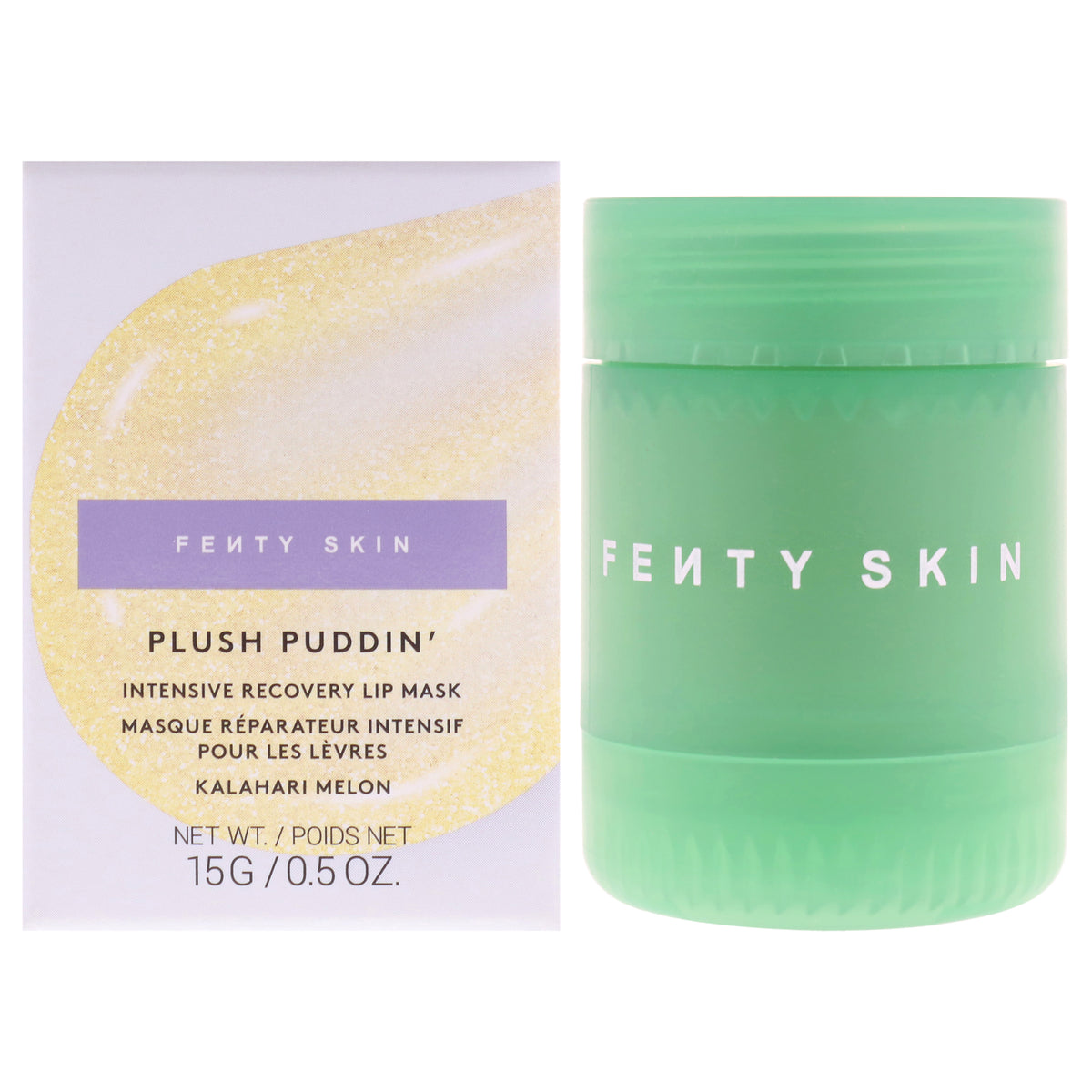 Fenty Beauty Plush Puddin Intensive Recovery Lip Mask - Kalahari Melon -Thefragrancemart.com