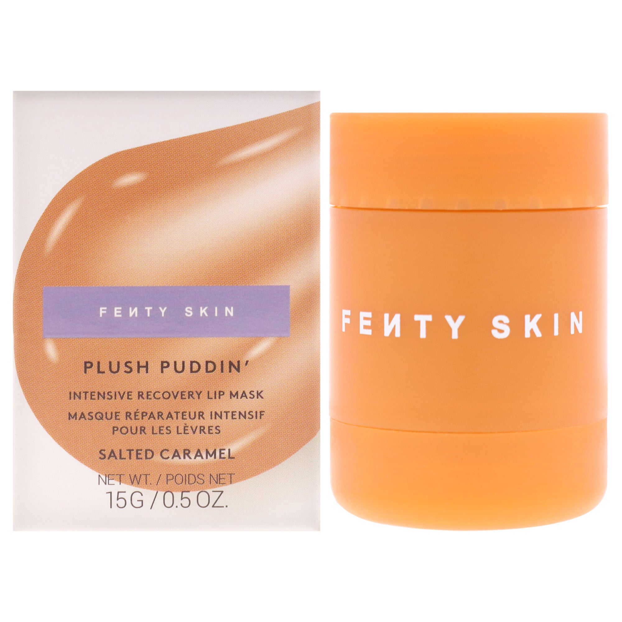 Fenty Beauty Plush Puddin Intensive Recovery Lip Mask - Salted Caramel -Thefragrancemart.com