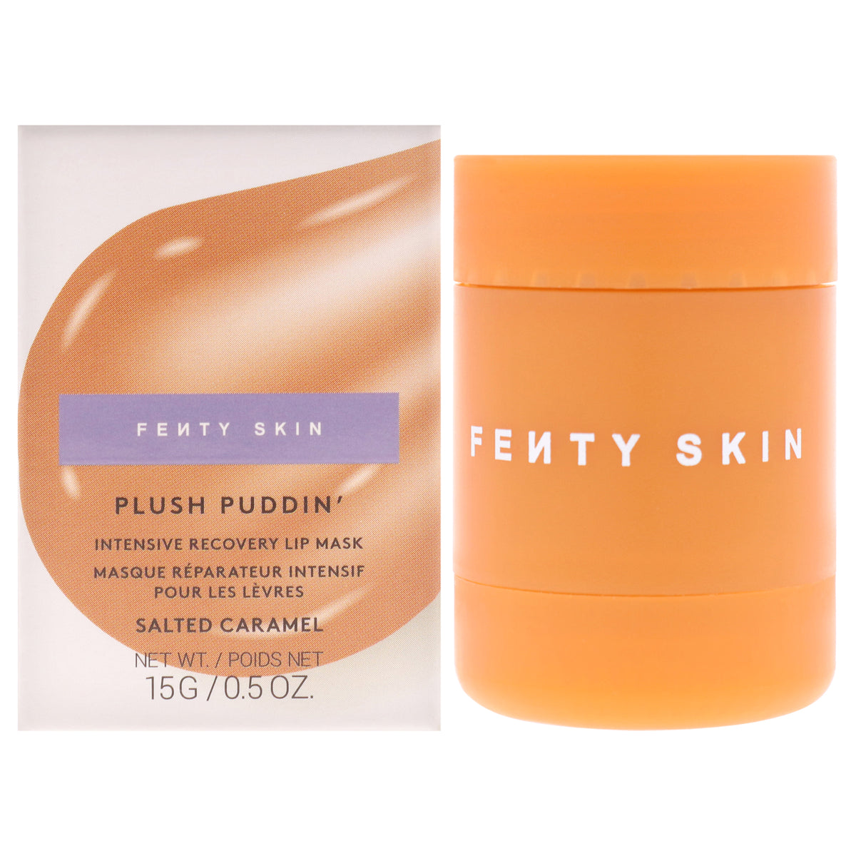 Fenty Beauty Plush Puddin Intensive Recovery Lip Mask - Salted Caramel -Thefragrancemart.com
