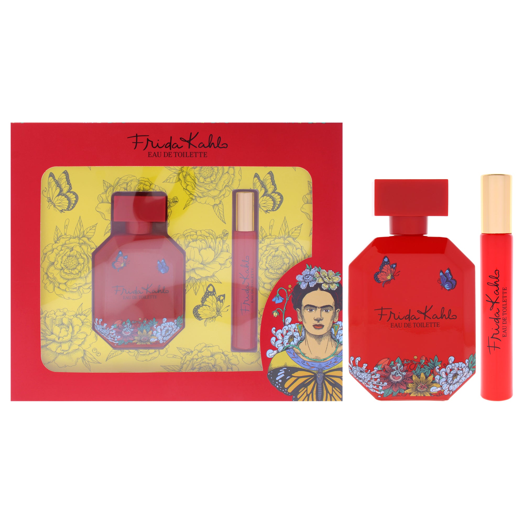 Frida Kahlo - Red 2 Pc Gift Set-Thefragrancemart.com