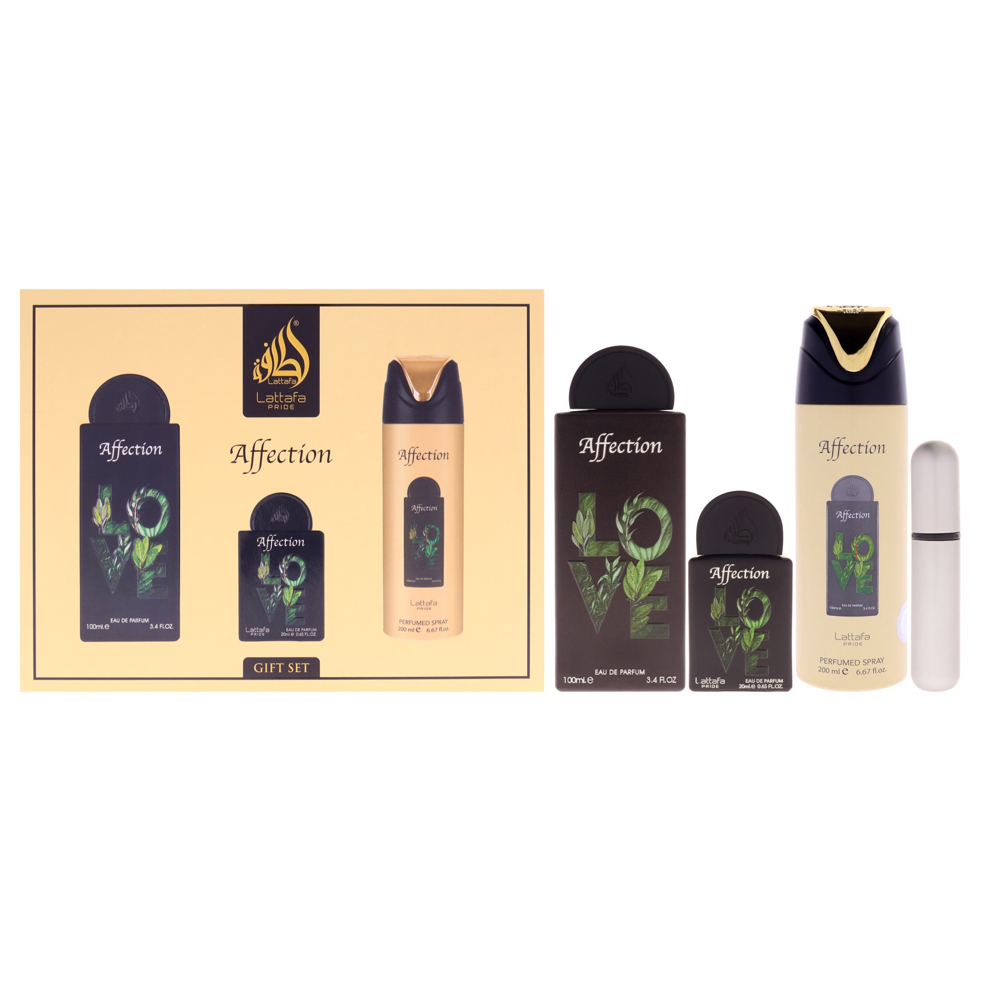 Lattafa Pride - Affection 3 Pc Gift Set-Thefragrancemart.com