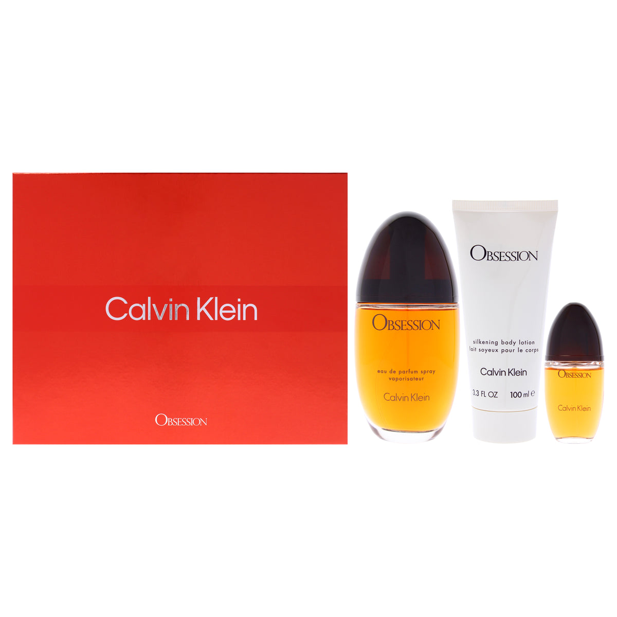 Calvin Klein Obsession 3 Pc Gift Set-Thefragrancemart.com