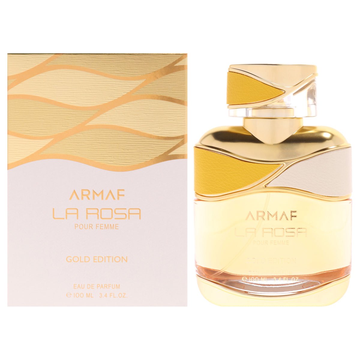 Armaf La Rosa Gold Edition Eau De Parfum-Thefragrancemart.com