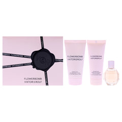 Viktor and Rolf Flowerbomb 3 Pc Gift Set-Thefragrancemart.com