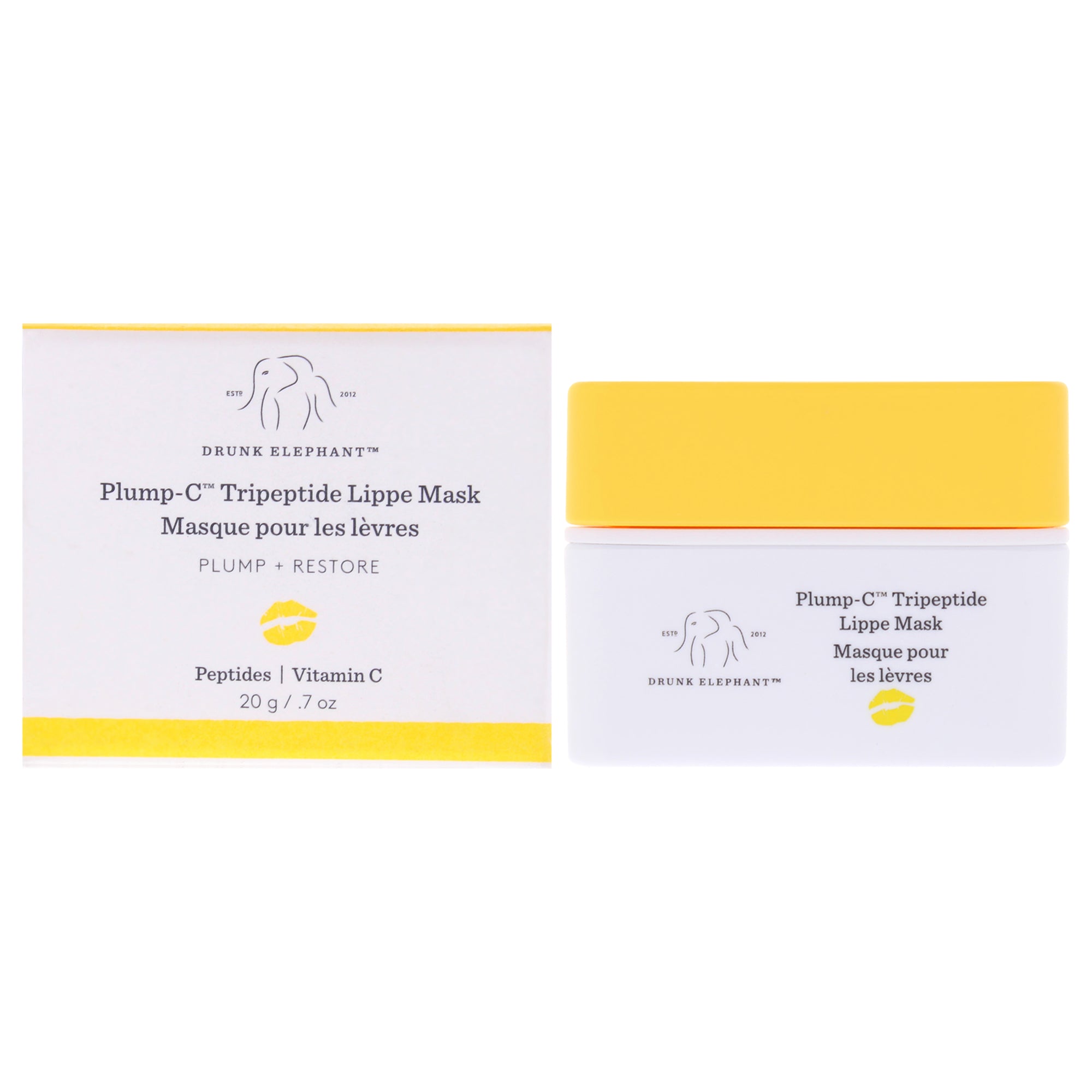 Drunk Elephant Plump-C Tripeptide Lippe Mask -Thefragrancemart.com