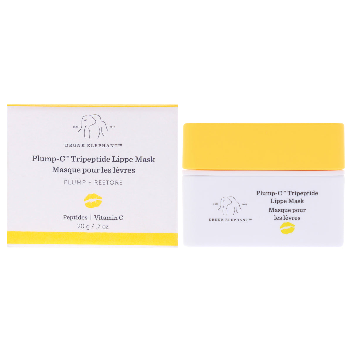 Drunk Elephant Plump-C Tripeptide Lippe Mask -Thefragrancemart.com
