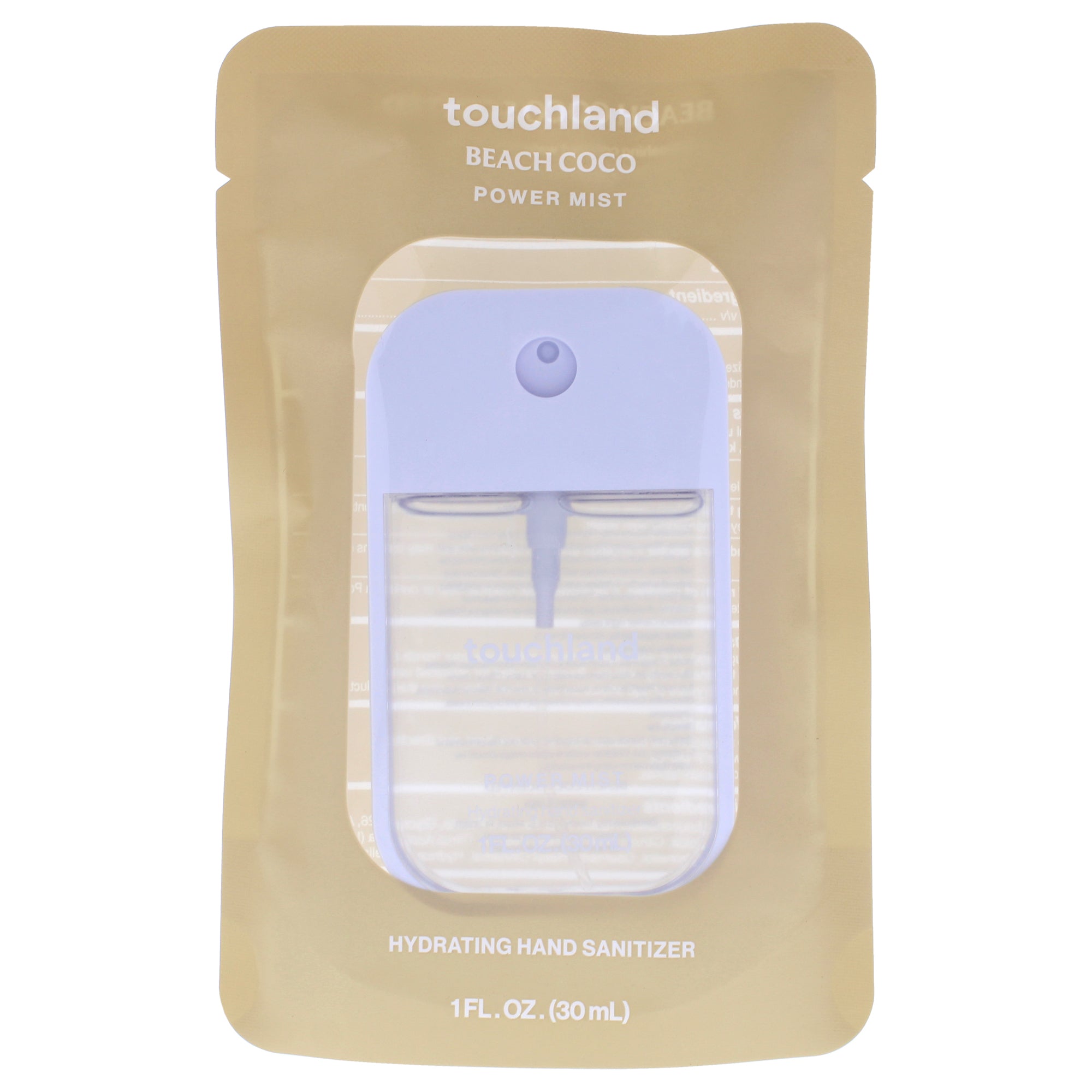 Touchland Power Mist Hydrating Hand Sanitizer - Beach Coco -Thefragrancemart.com