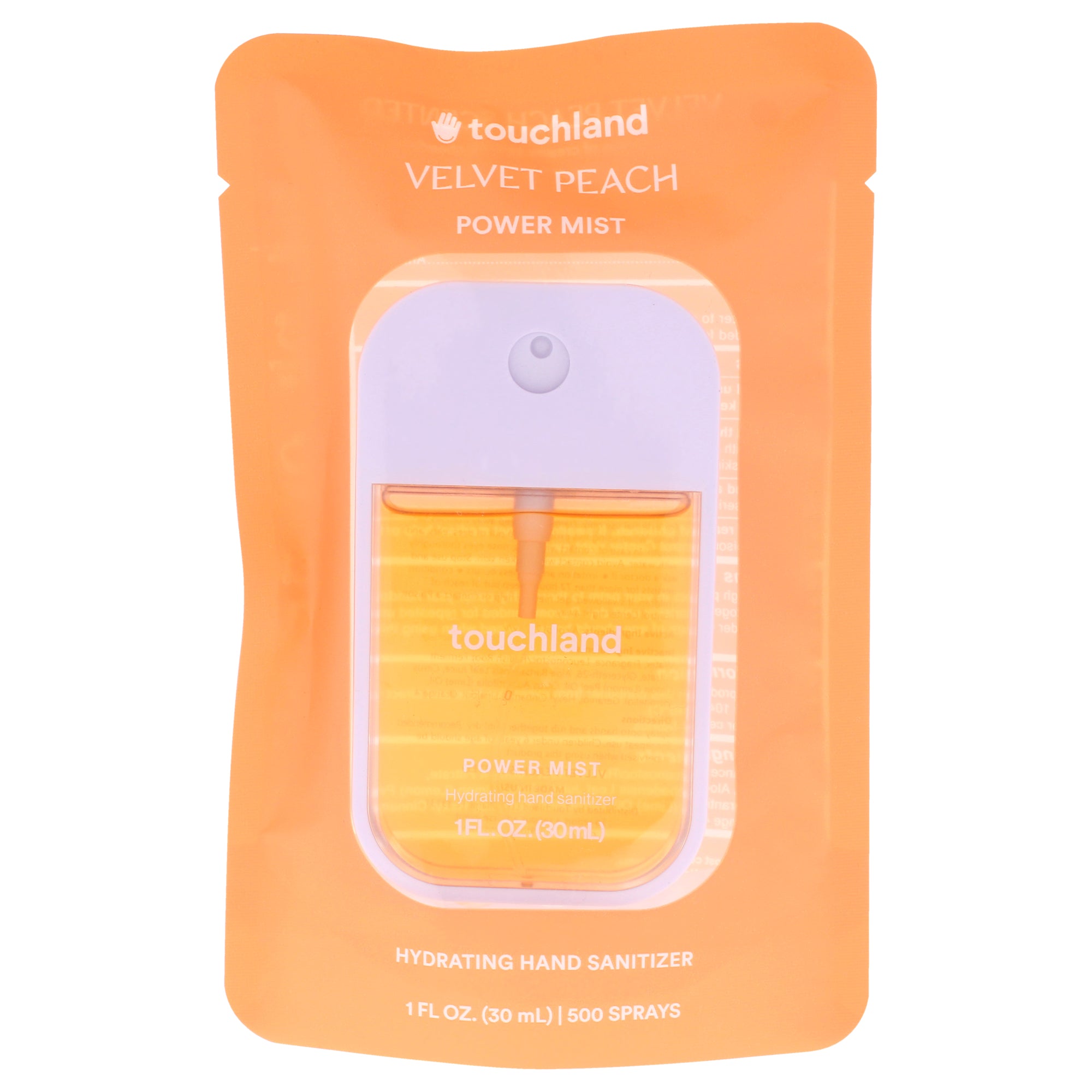 Touchland Power Mist Hydrating Hand Sanitizer - Velvet Peach -Thefragrancemart.com