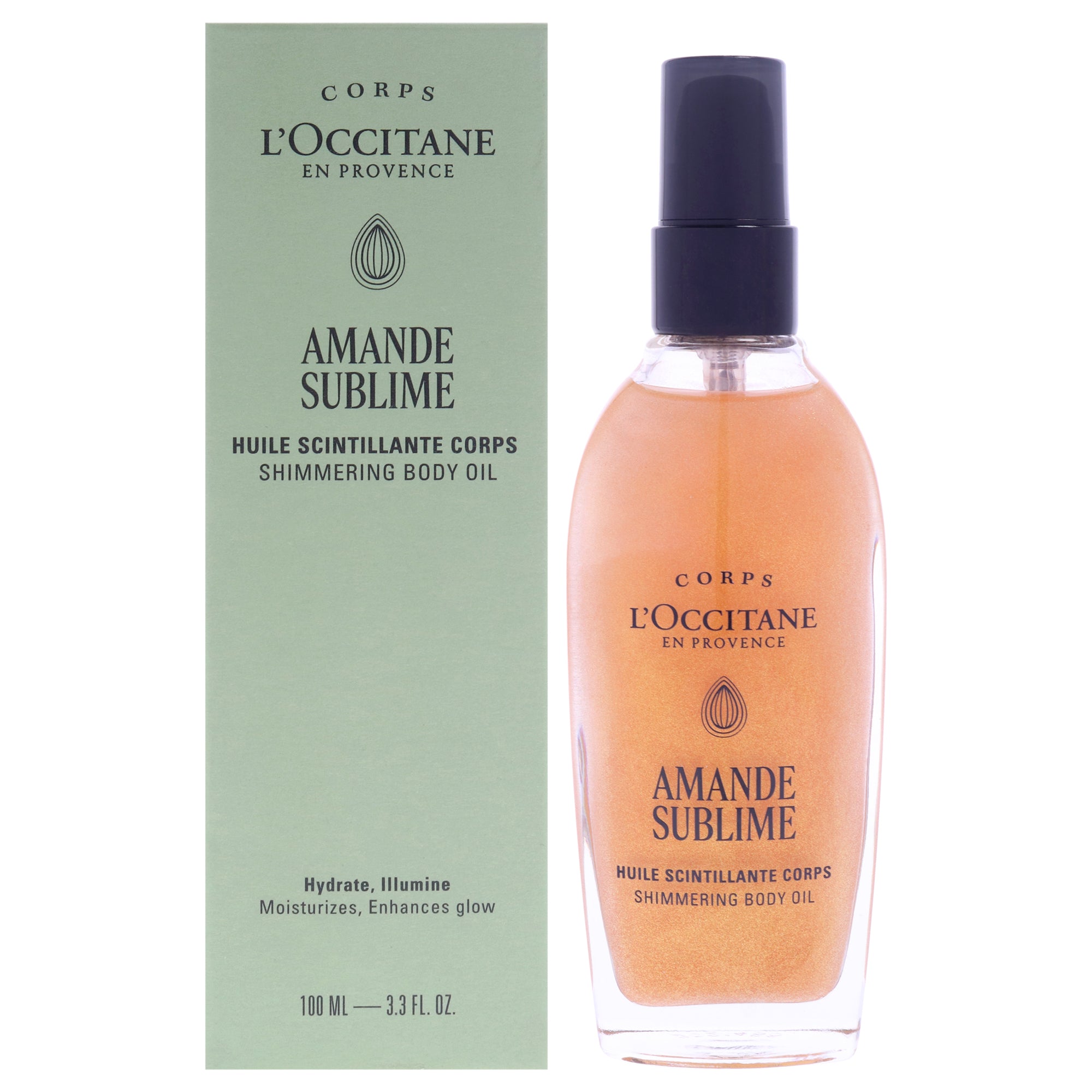 LOccitane Almond Sublime Shimmering Body Oil -Thefragrancemart.com