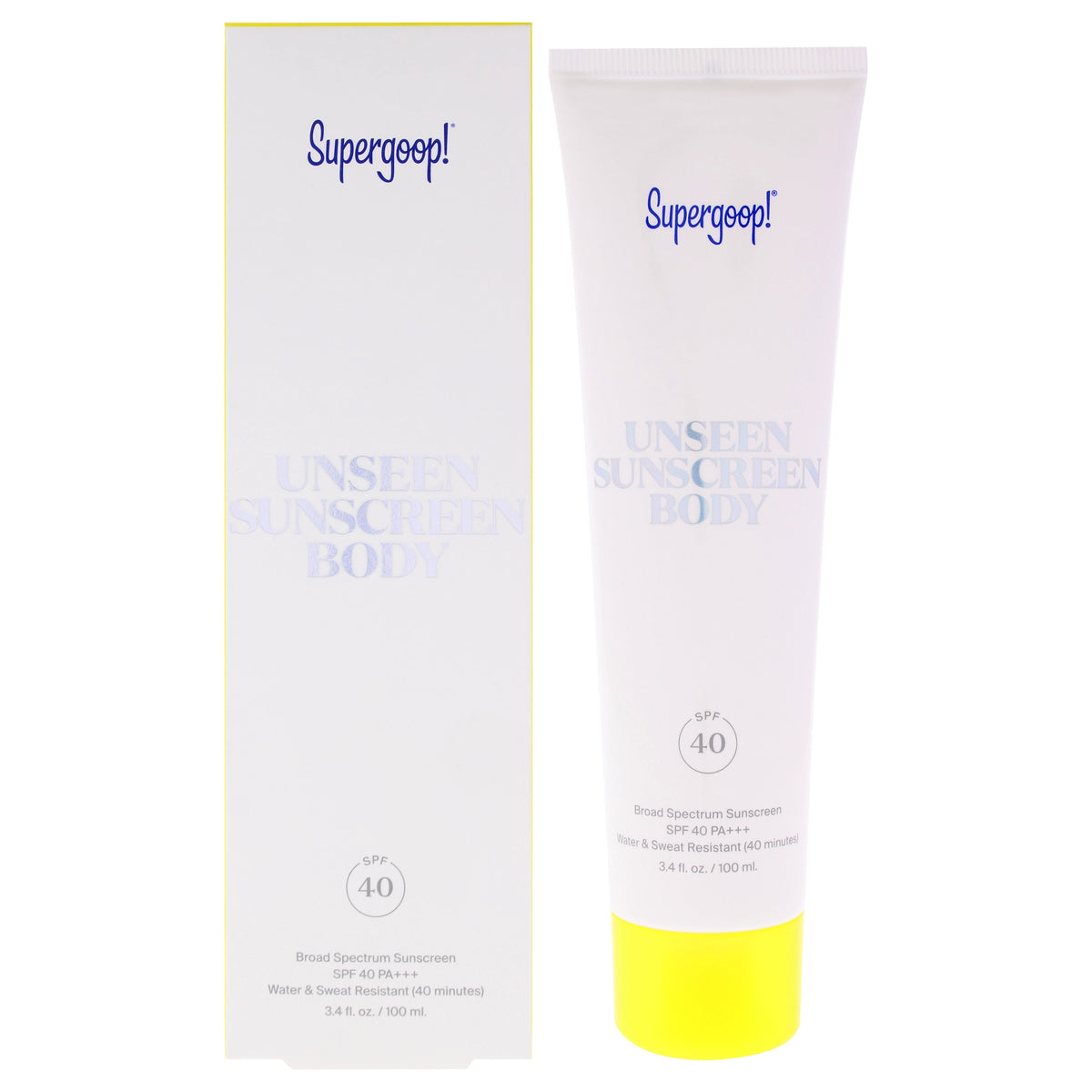 Supergoop Unseen Sunscreen Body SPF 40 PA Plus -Thefragrancemart.com