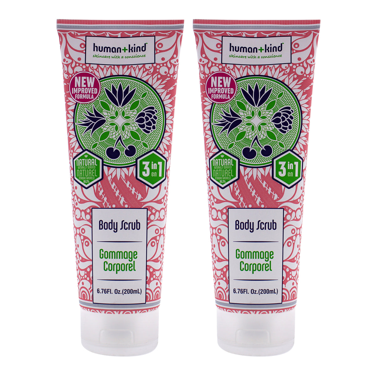 Human+Kind Body Scrub - Pack of 2 -Thefragrancemart.com
