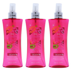 Body Fantasies Pink Vanilla Kiss - Pack of 3 -Thefragrancemart.com