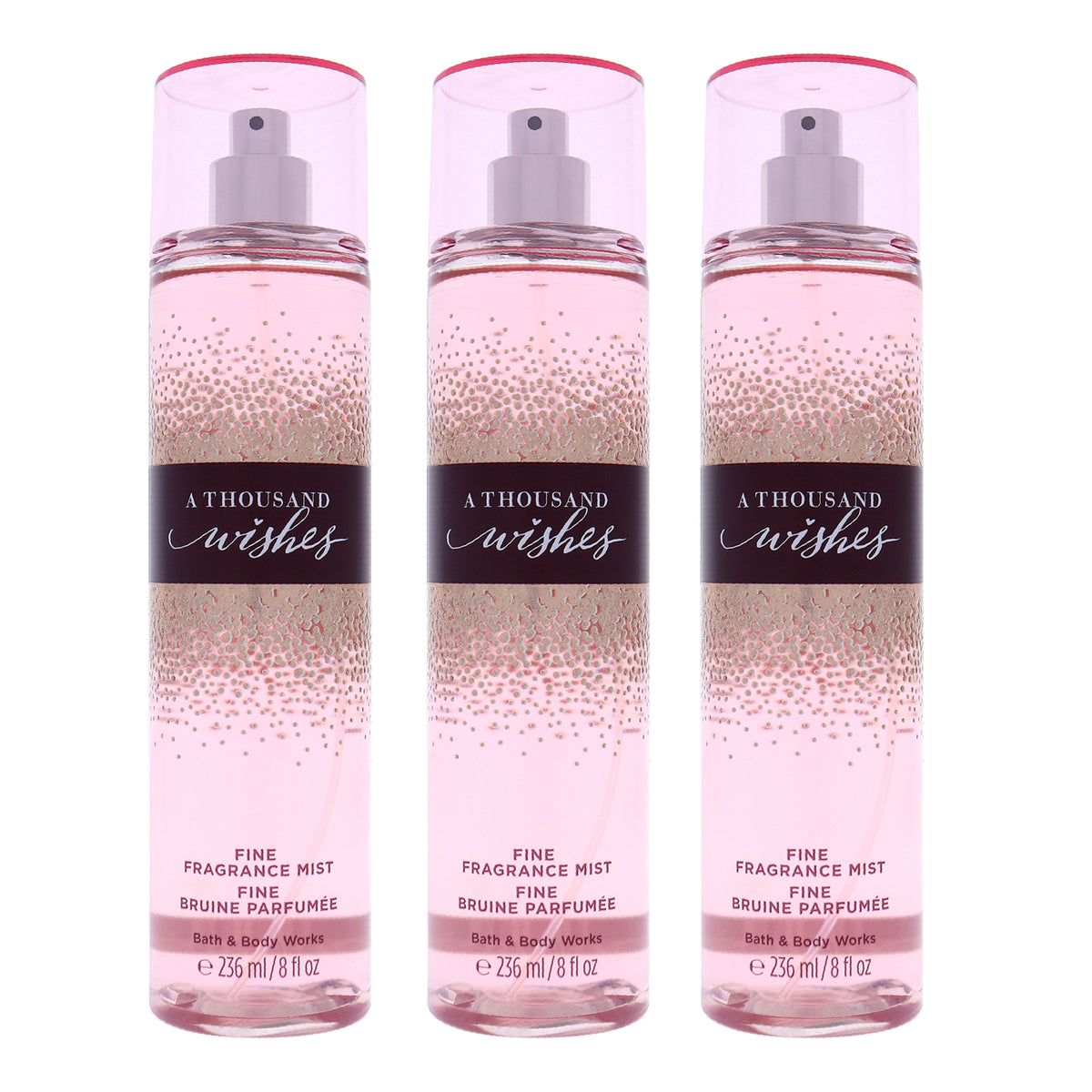 Bath and Body Works A Thousand Wishes - Pack of 3 -Thefragrancemart.com