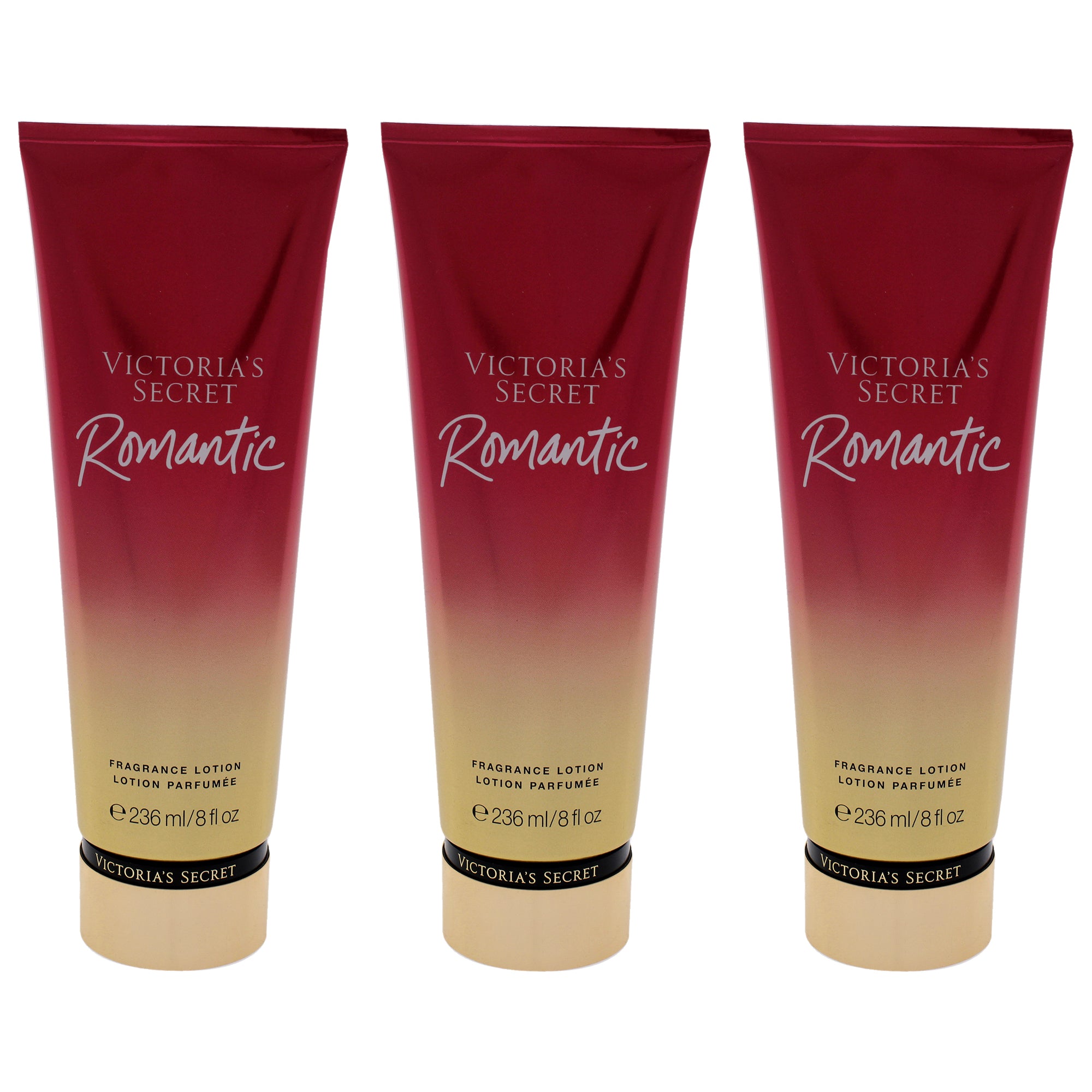Victorias Secret Romantic Fragrance Lotion - Pack of 3 -Thefragrancemart.com
