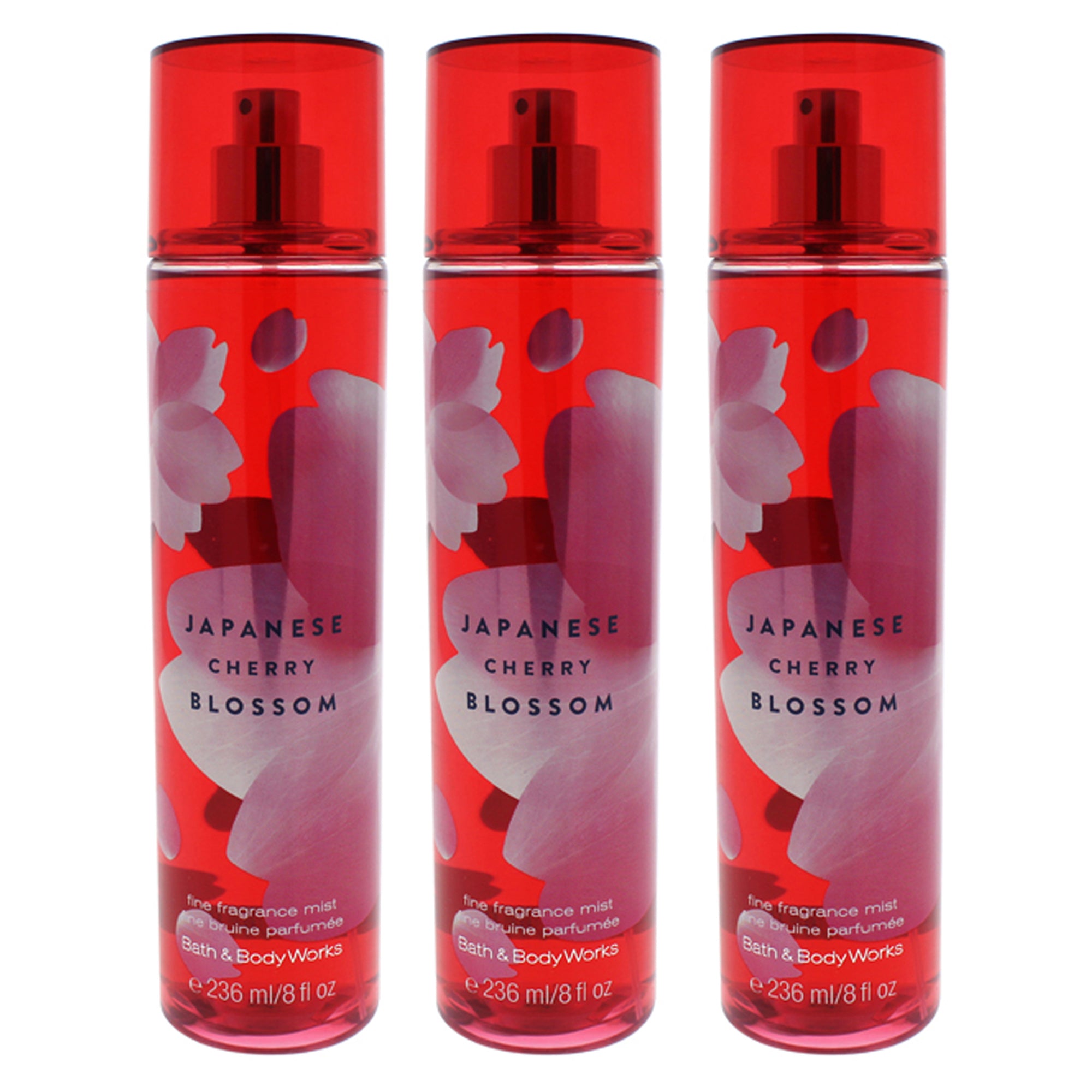 Bath and Body Works Japanese Cherry Blossom - Pack of 3 -Thefragrancemart.com