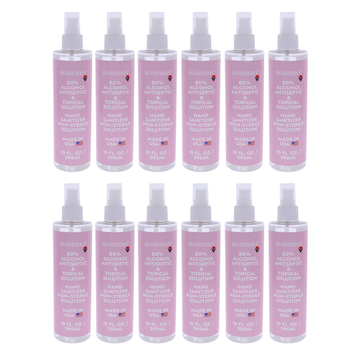 Assurance Hand Sanitizer Non-Sterile Solution - Pack of 12 -Thefragrancemart.com