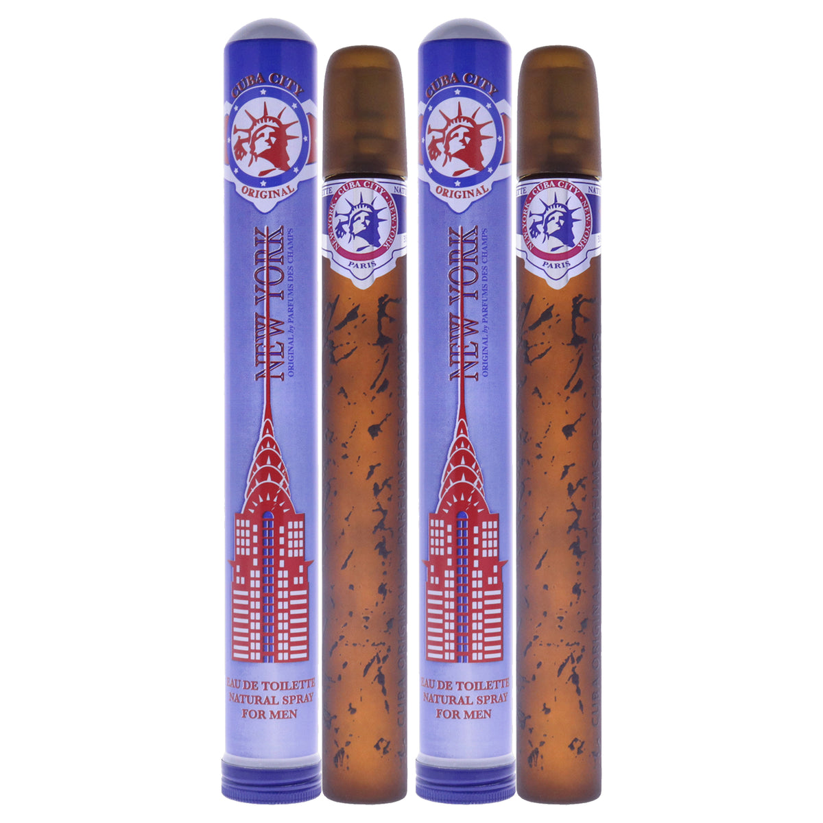 Cuba City New York - Pack of 2 Eau De Toilette-Thefragrancemart.com
