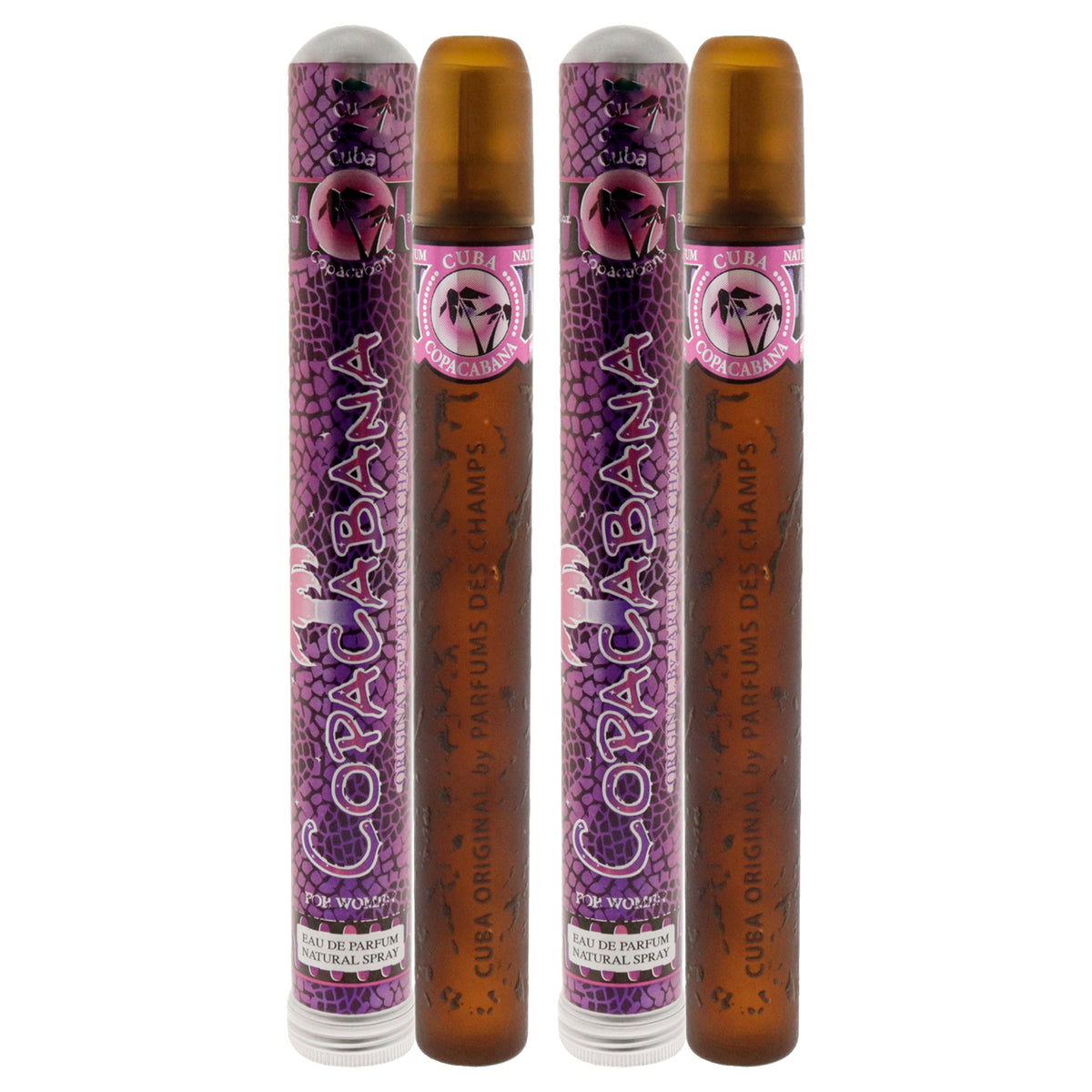 Cuba Brazil Copacabana - Pack of 2 Eau De Parfum-Thefragrancemart.com