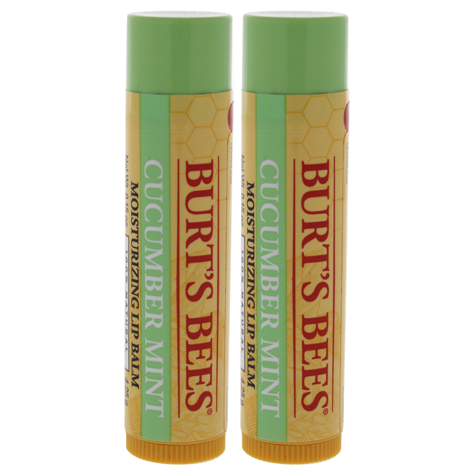 Burts Bees Cucumber Mint Moisturizing Lip Balm - Pack of 2 -Thefragrancemart.com