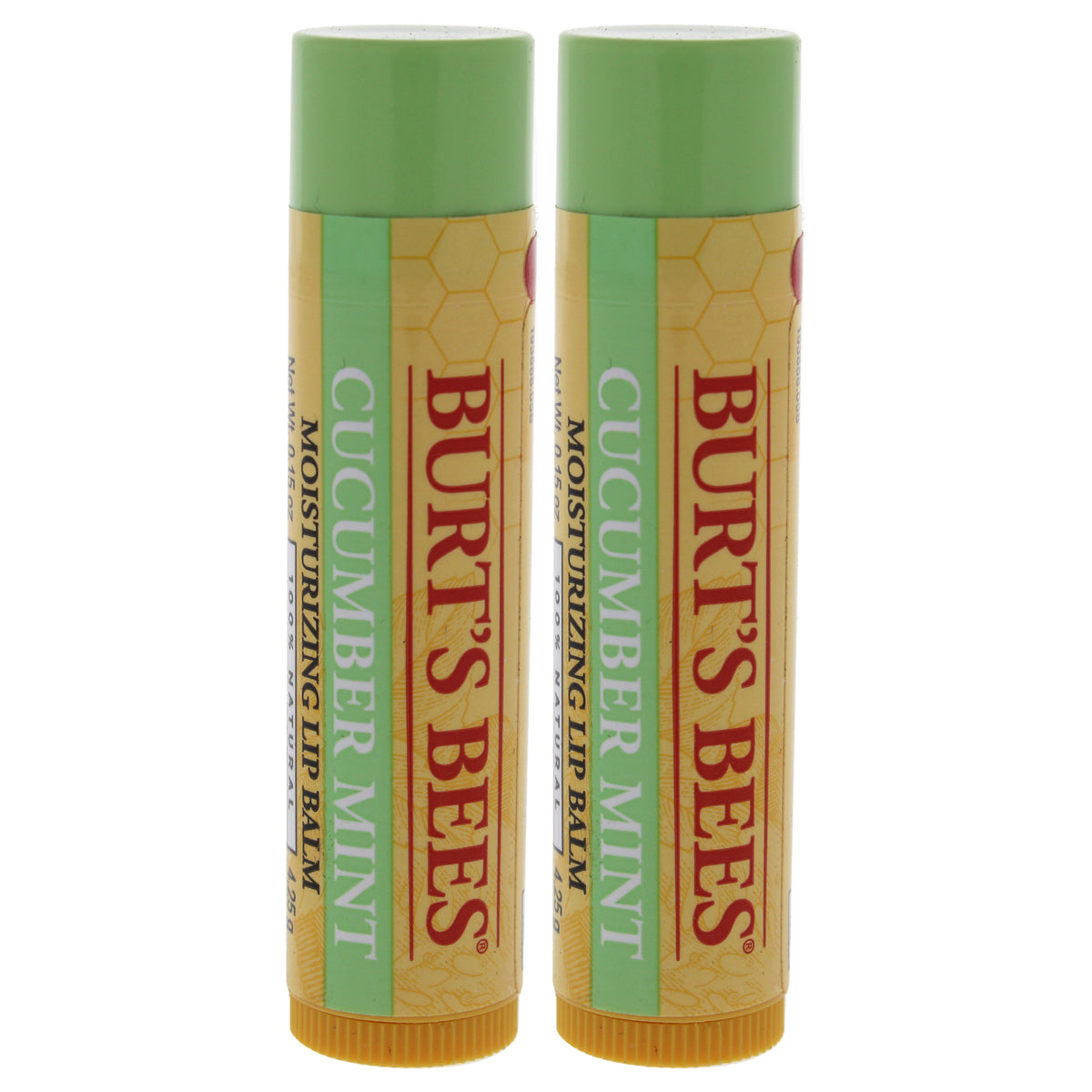 Burts Bees Cucumber Mint Moisturizing Lip Balm - Pack of 2 -Thefragrancemart.com