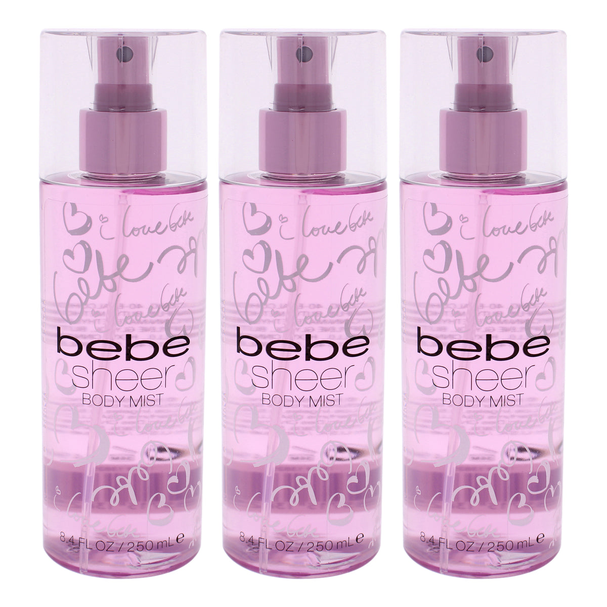 Bebe Sheer - Pack of 3 -Thefragrancemart.com