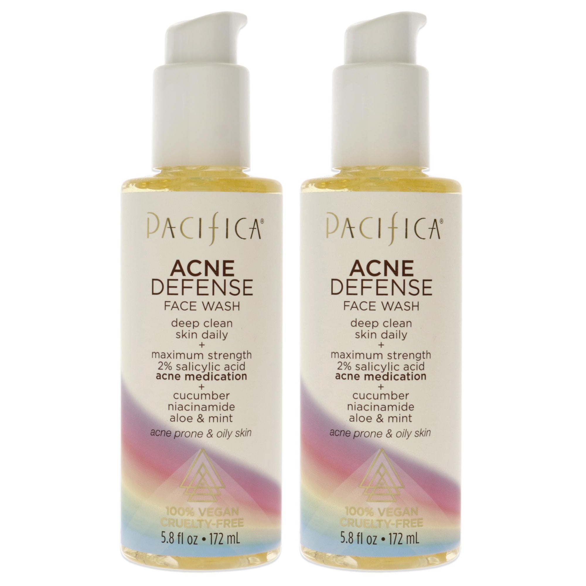 Pacifica Acne Defense Face Wash - Pack of 2 -Thefragrancemart.com