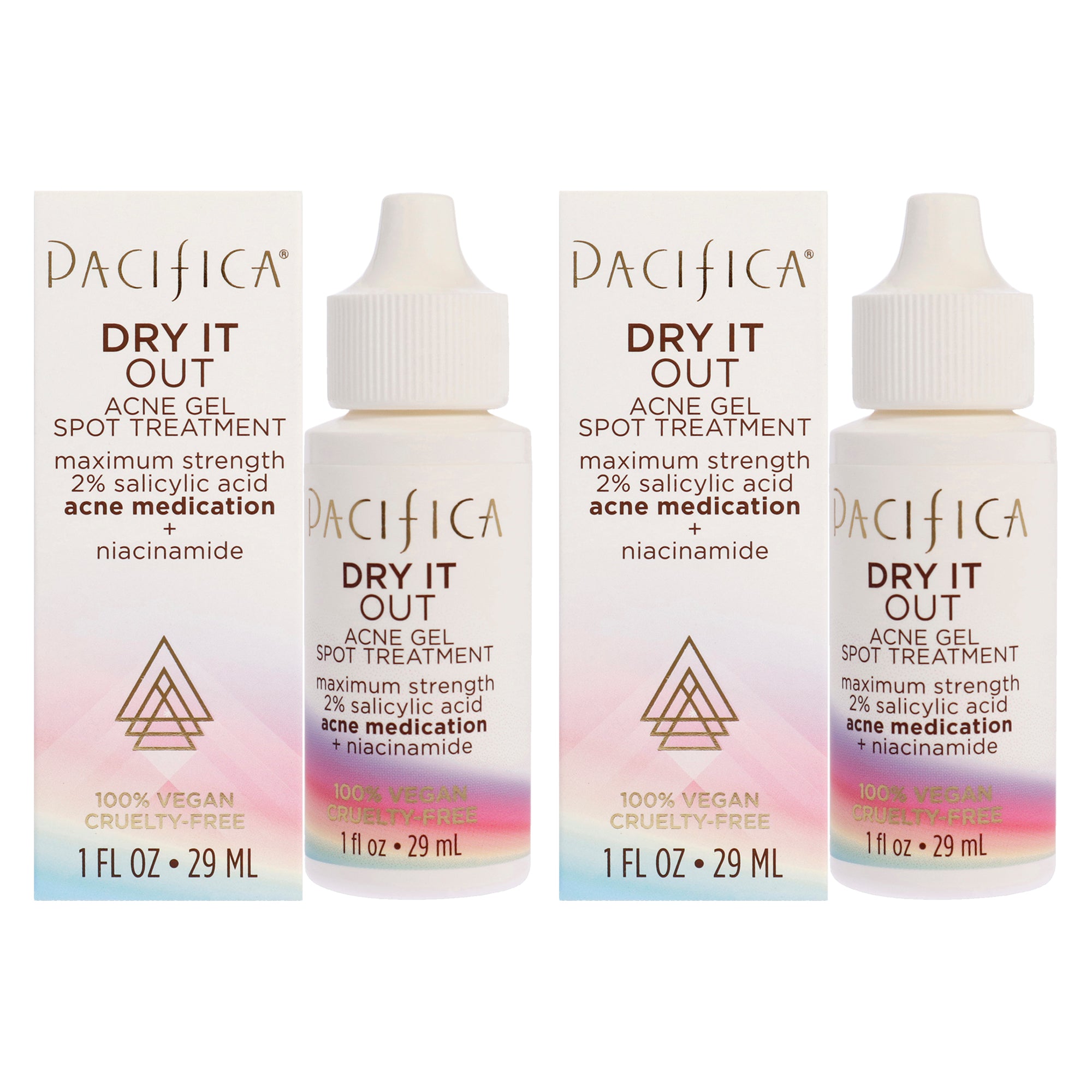 Pacifica Dry It Out Acne Gel Spot Treatment - Pack of 2 -Thefragrancemart.com