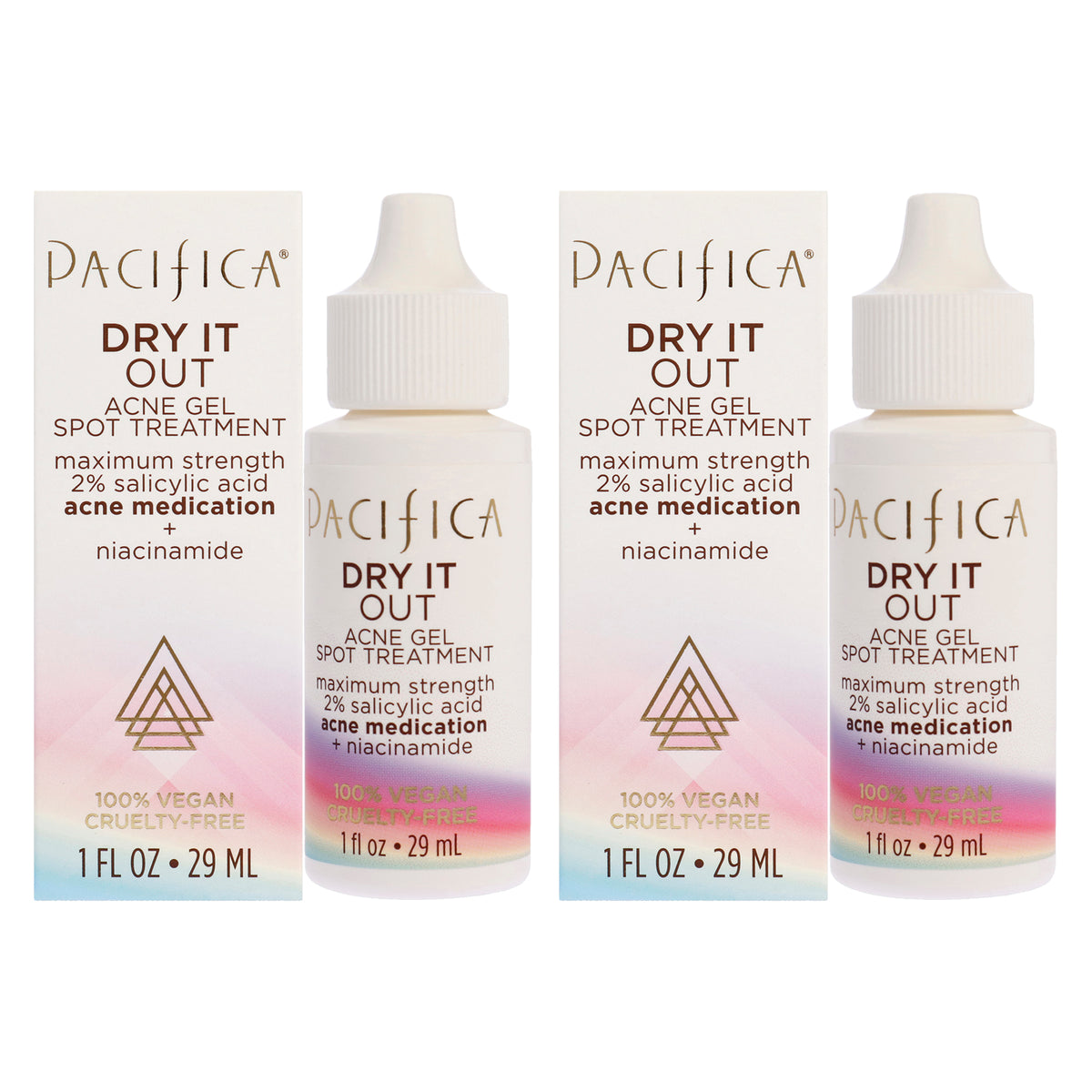 Pacifica Dry It Out Acne Gel Spot Treatment - Pack of 2 -Thefragrancemart.com