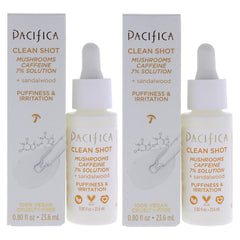 Pacifica Clean Shot Mushrooms and Caffeine 7 Percent - Pack of 2 -Thefragrancemart.com