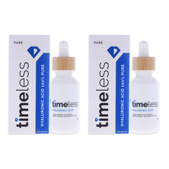 Timeless Hyaluronic Acid 100 Percent Pure Serum - Pack of 2 -Thefragrancemart.com