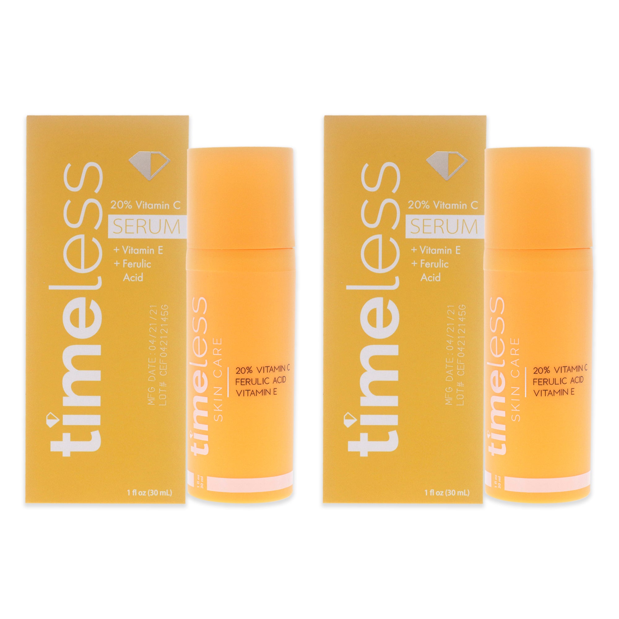 Timeless Vitamin C Plus E 20 Percent Ferulic Acid Serum - Pack of 2 -Thefragrancemart.com