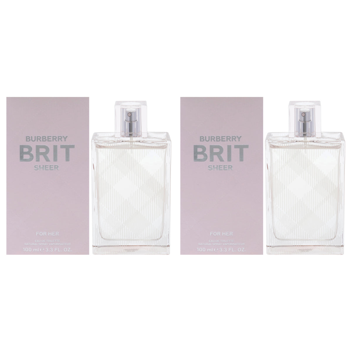 Burberry Brit Sheer - Pack of 2 Eau De Toilette-Thefragrancemart.com