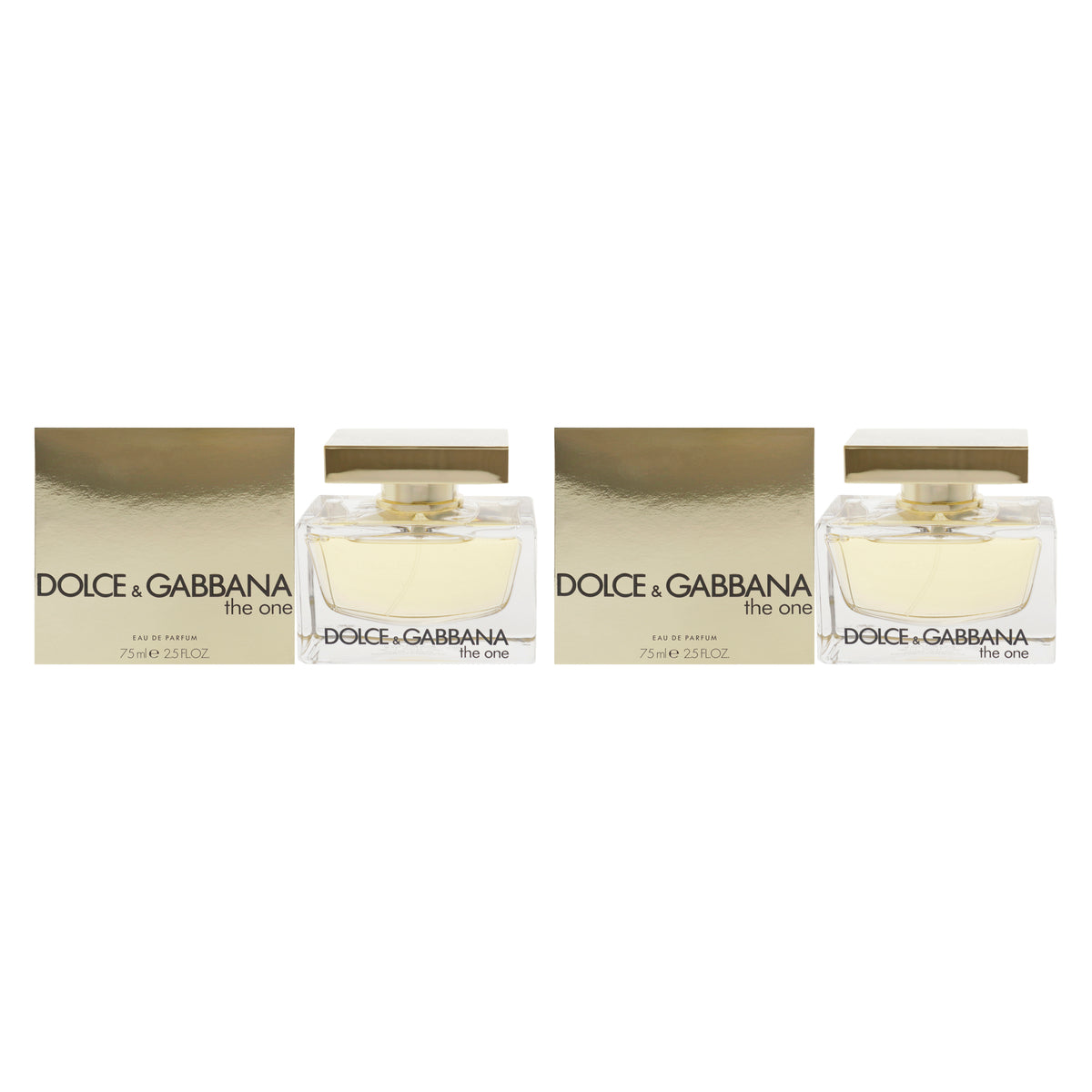 Dolce and Gabbana The One - Pack of 2 Eau De Parfum-Thefragrancemart.com
