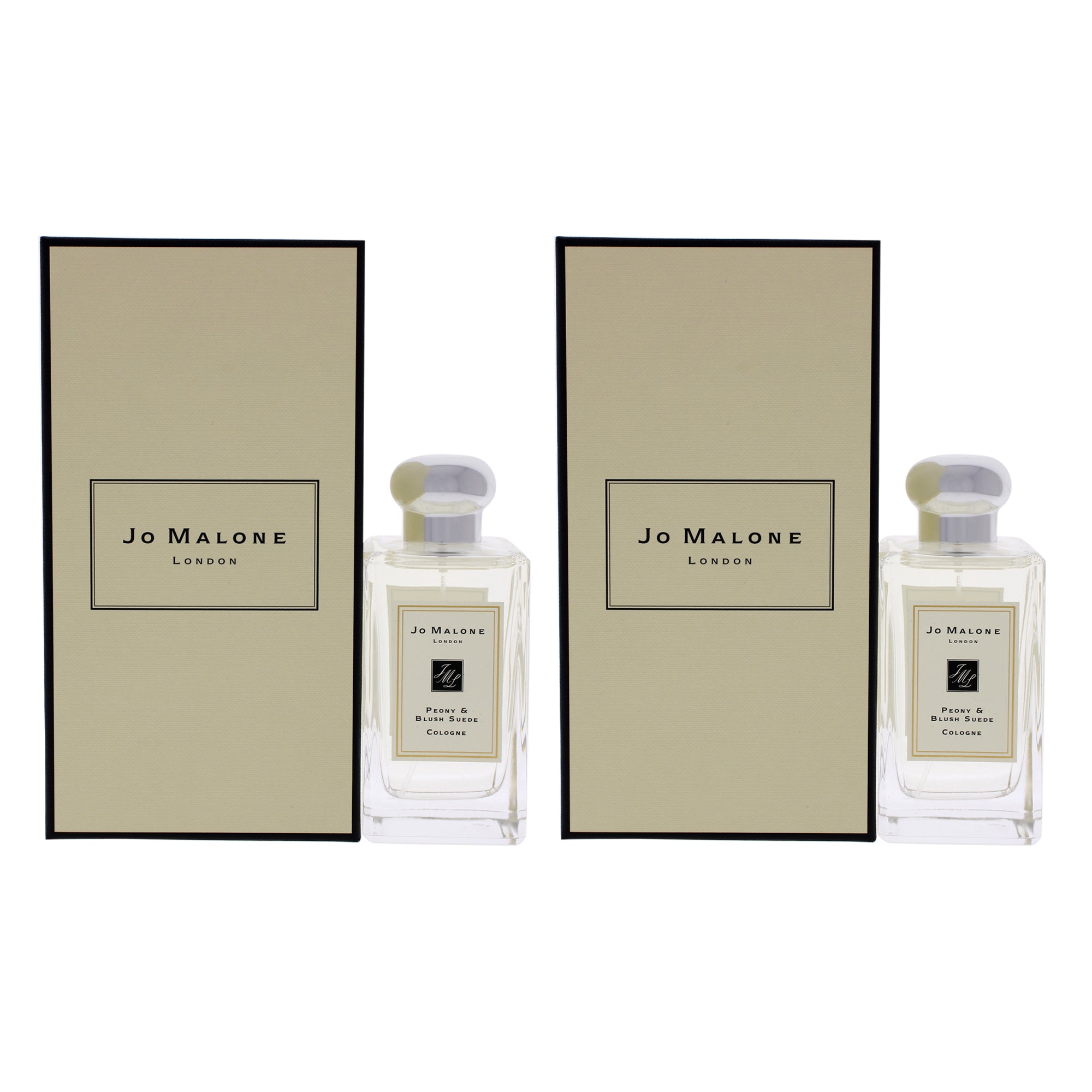 Jo Malone Peony and Blush Suede - Pack of 2 Eau De Cologne-Thefragrancemart.com