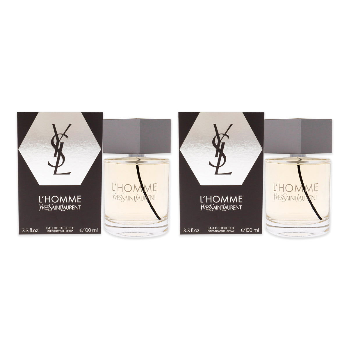 Yves Saint Laurent LHomme - Pack of 2 Eau De Toilette-Thefragrancemart.com