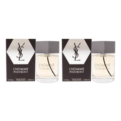 Yves Saint Laurent LHomme - Pack of 2 Eau De Toilette-Thefragrancemart.com