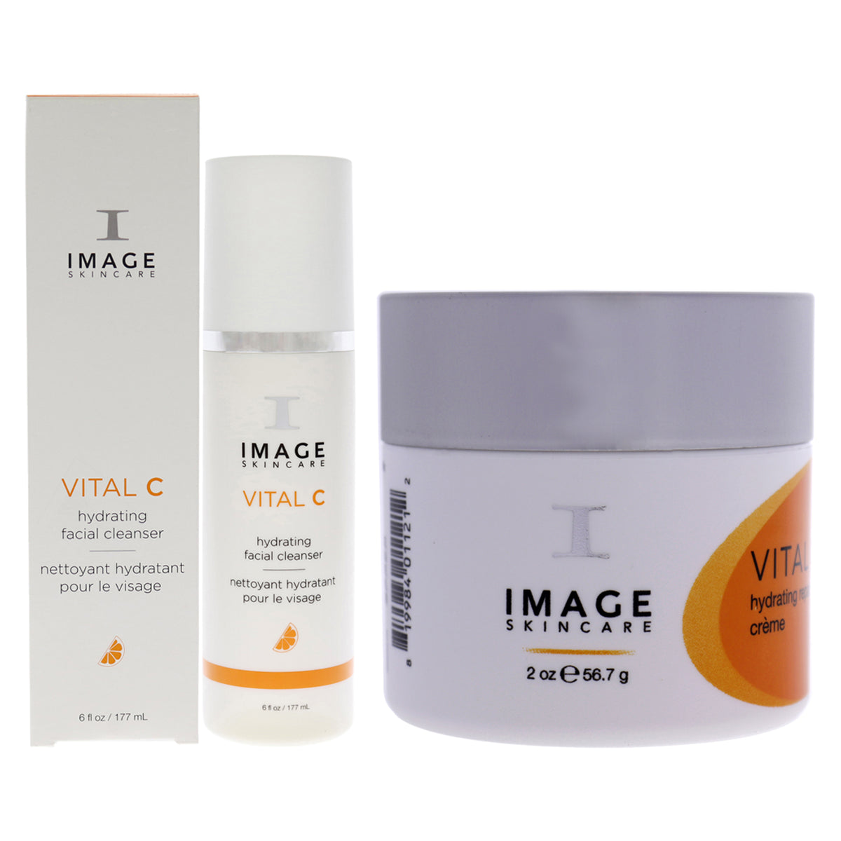 Image Vital C Hydrating Facial Cleanser and Vital C Hydrating Repair Creme Kit -Thefragrancemart.com