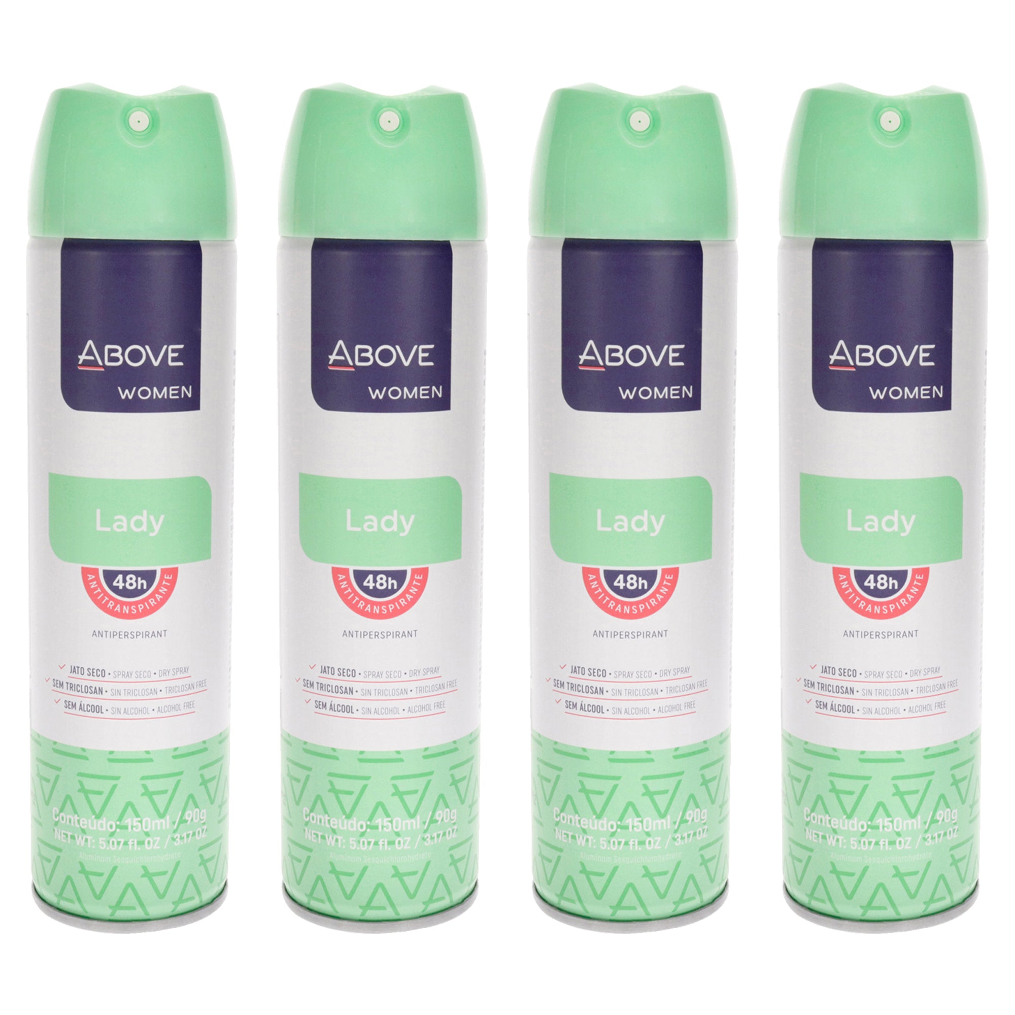 Above 48 Hours Antiperspirant Deodorant - Lady - Pack of 4 -Thefragrancemart.com