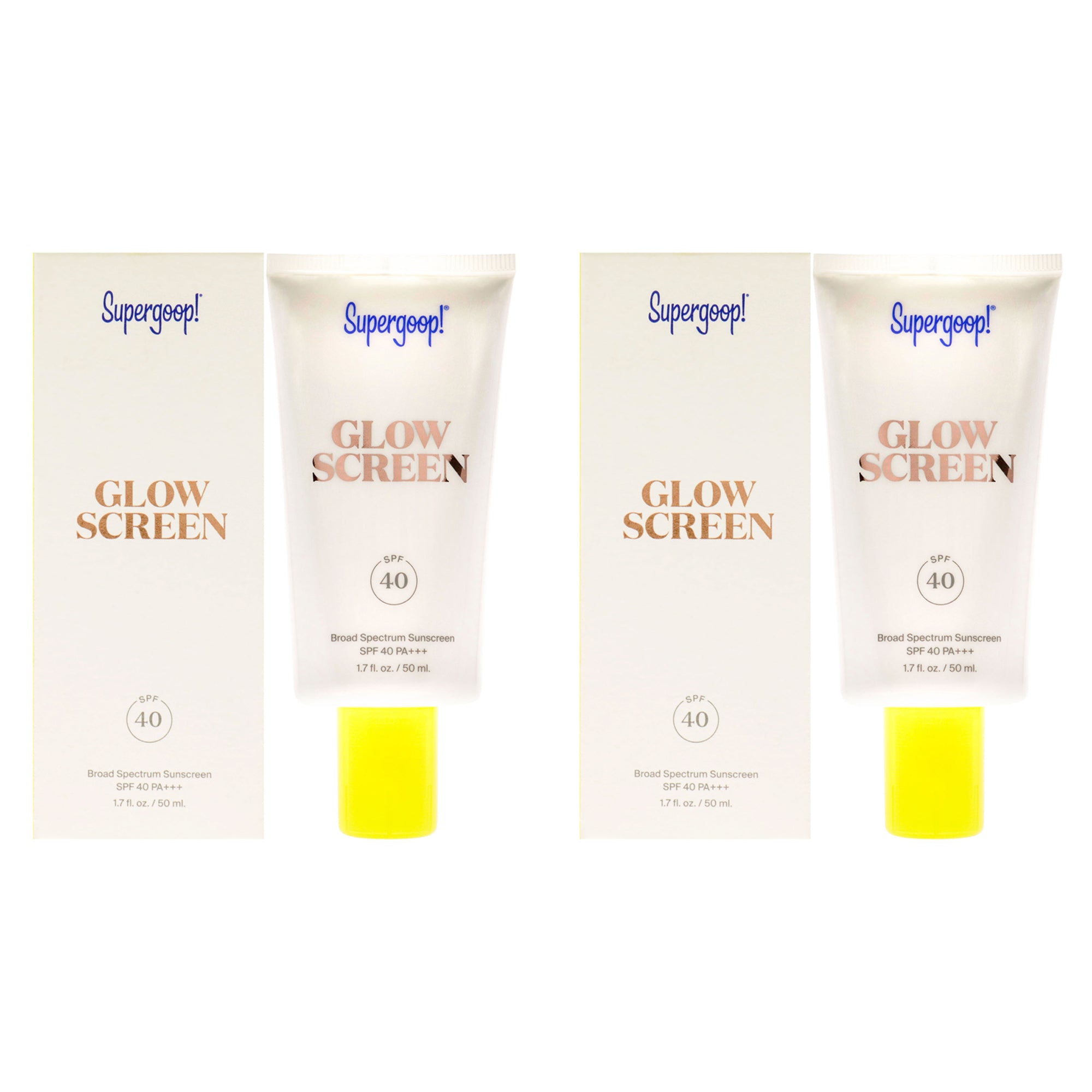 Supergoop Glowscreen SPF 40 Body Lotion - Pack of 2 -Thefragrancemart.com