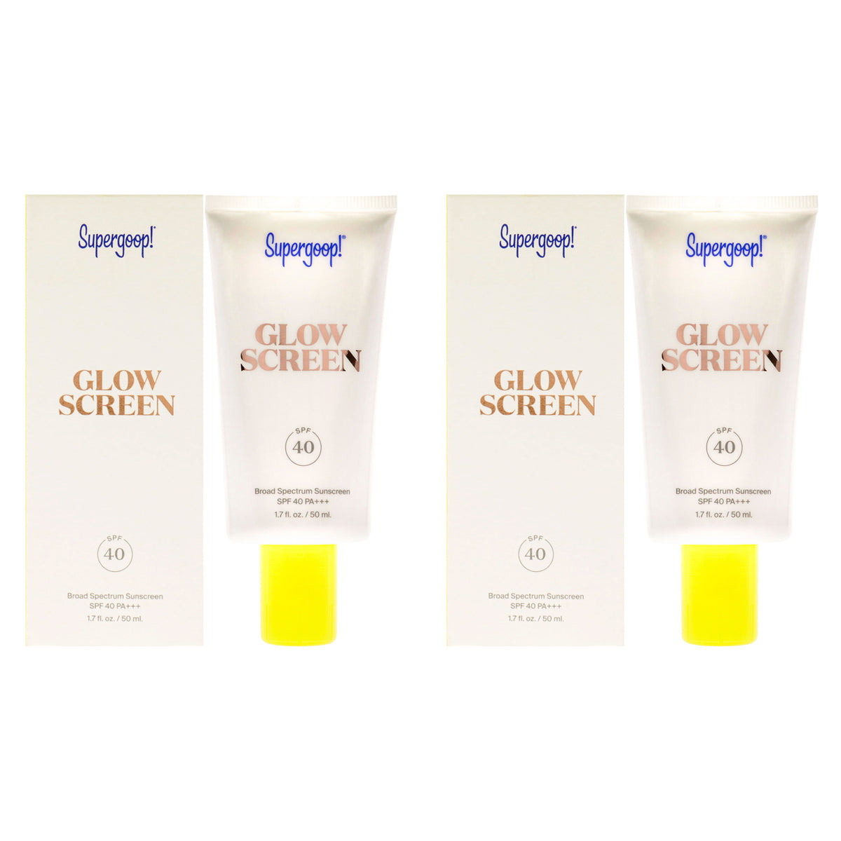 Supergoop Glowscreen SPF 40 Body Lotion - Pack of 2 -Thefragrancemart.com