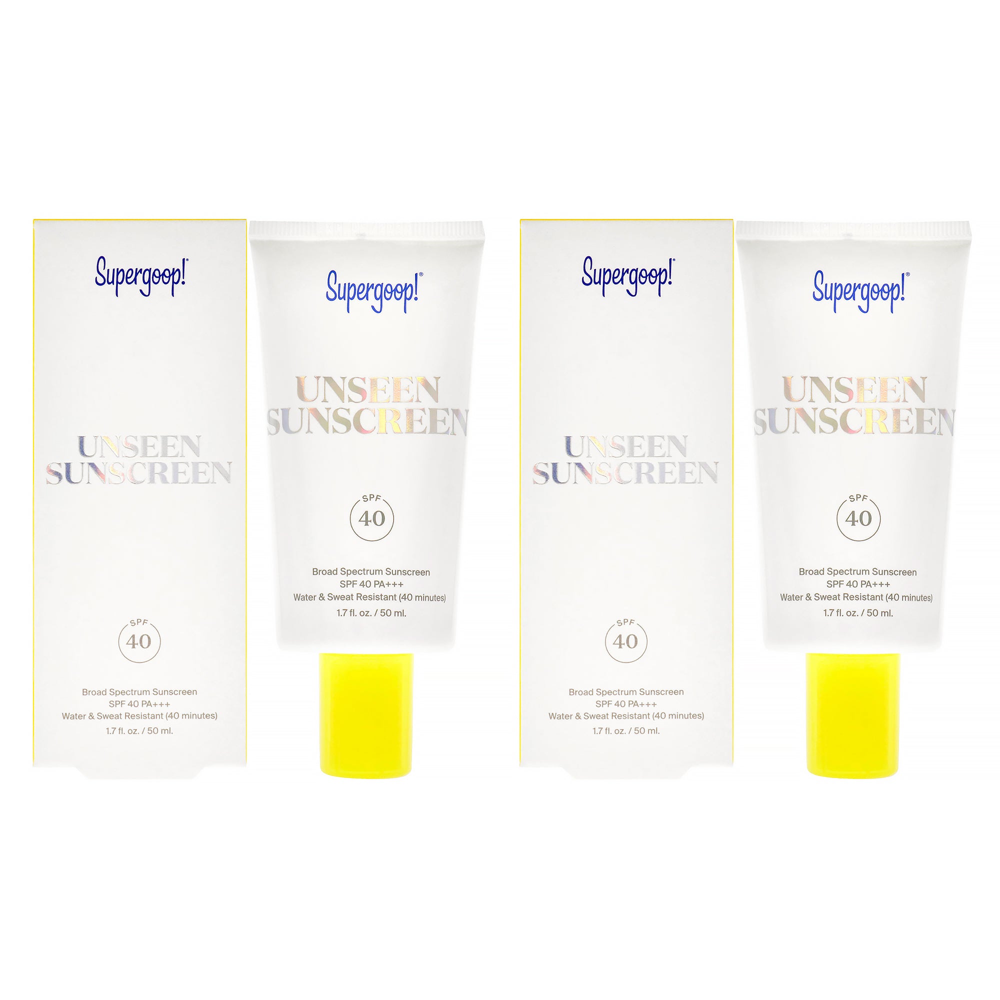 Supergoop Unseen Sunscreen SPF 40 - Pack of 2 -Thefragrancemart.com