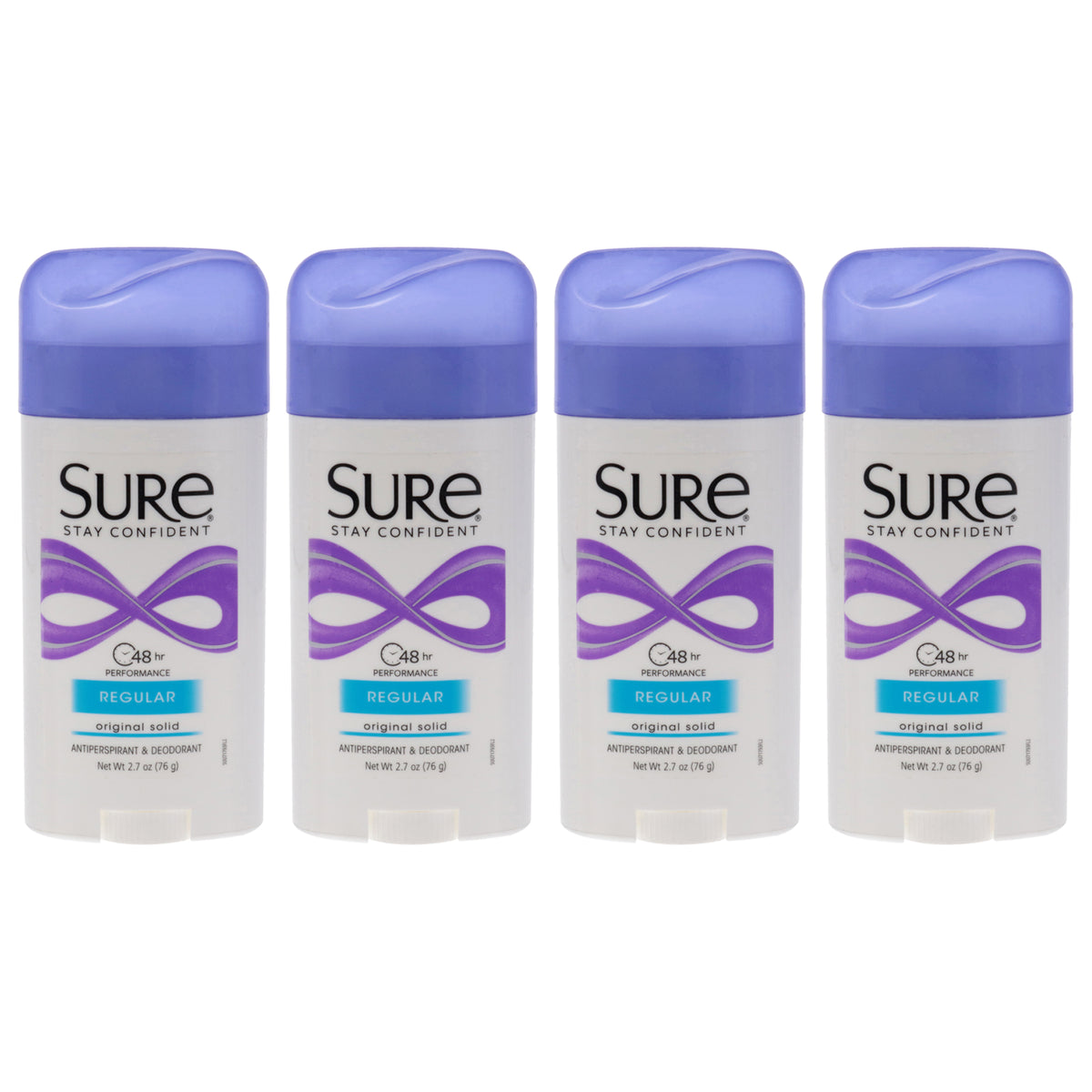 Sure Original Solid Anti-Perspirant Deodorant - Regular - Pack of 4 -Thefragrancemart.com