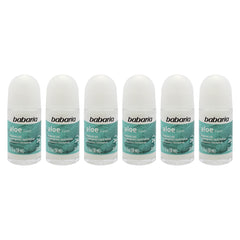 Babaria Aloe Fresh 24H Protection Deodorant and Antiperpirant - Pack of 6 -Thefragrancemart.com