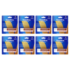 Vaseline Lip Therapy Petroleum Jelly - Cocoa - Pack of 8 -Thefragrancemart.com