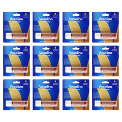 Vaseline Lip Therapy Petroleum Jelly - Cocoa - Pack of 12 -Thefragrancemart.com