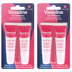Vaseline Lip Therapy - Rosy Lips - Pack of 4 -Thefragrancemart.com