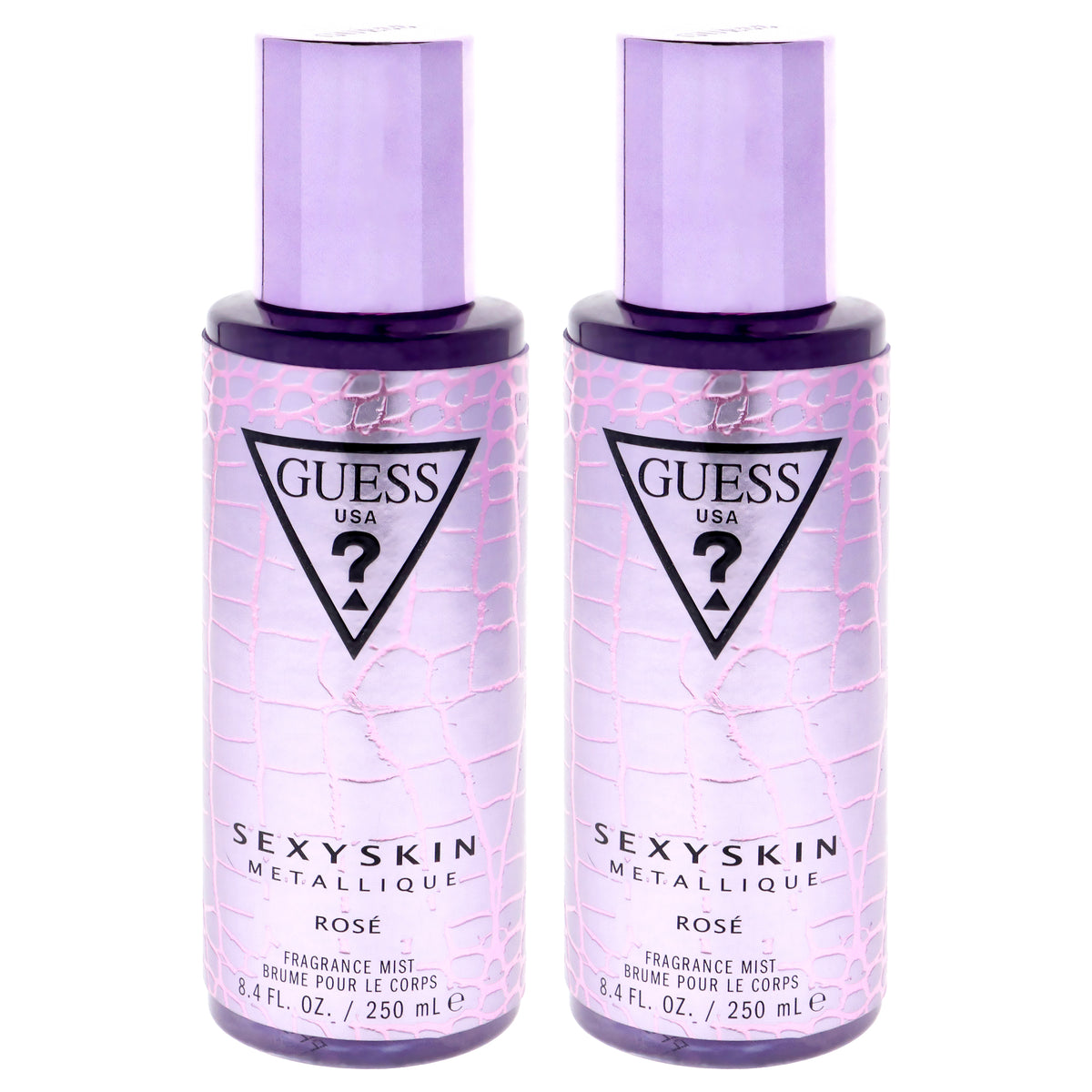 Guess Sexy Skin Metallique - Rose - Pack of 2 -Thefragrancemart.com
