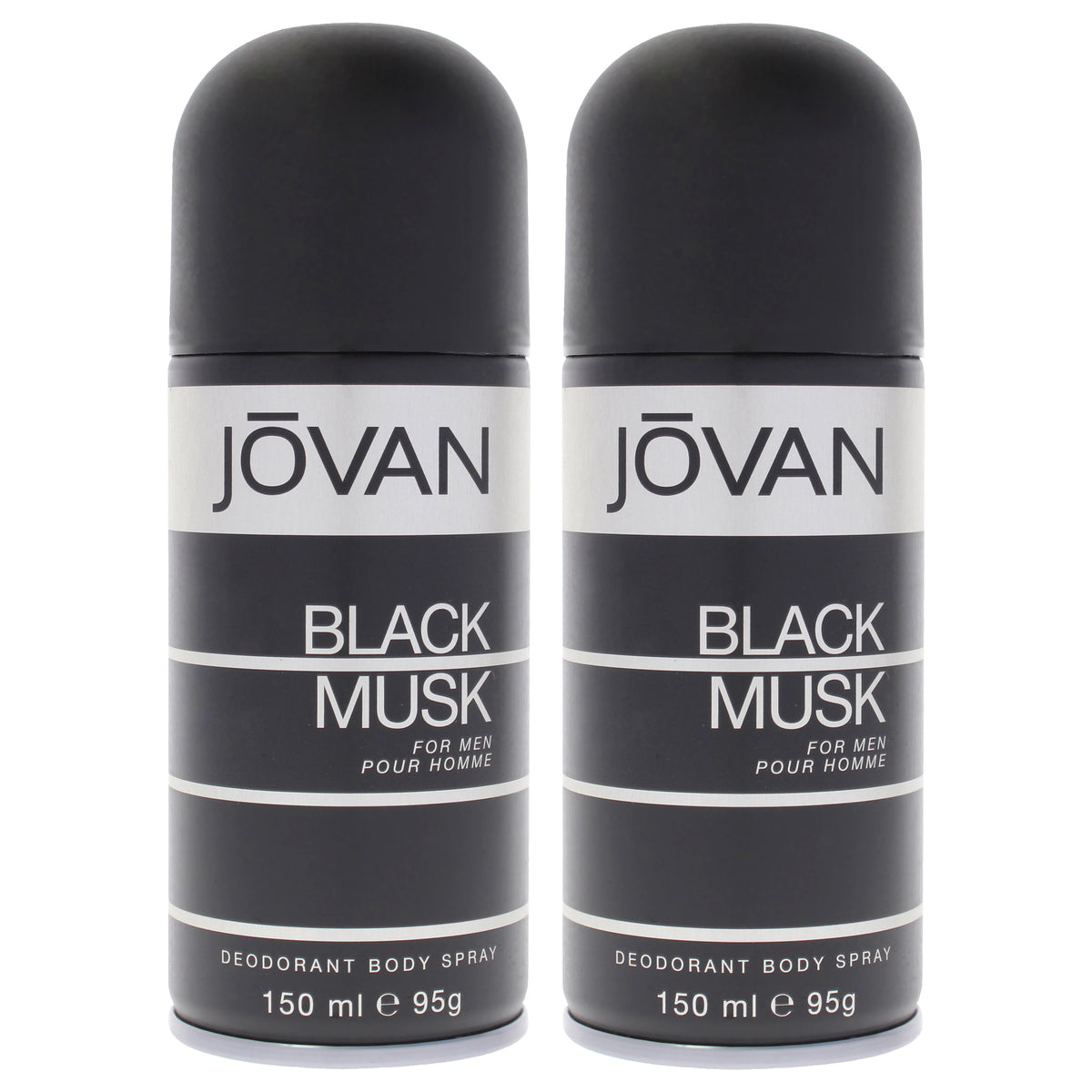 Jovan Black Musk - Pack of 2 -Thefragrancemart.com