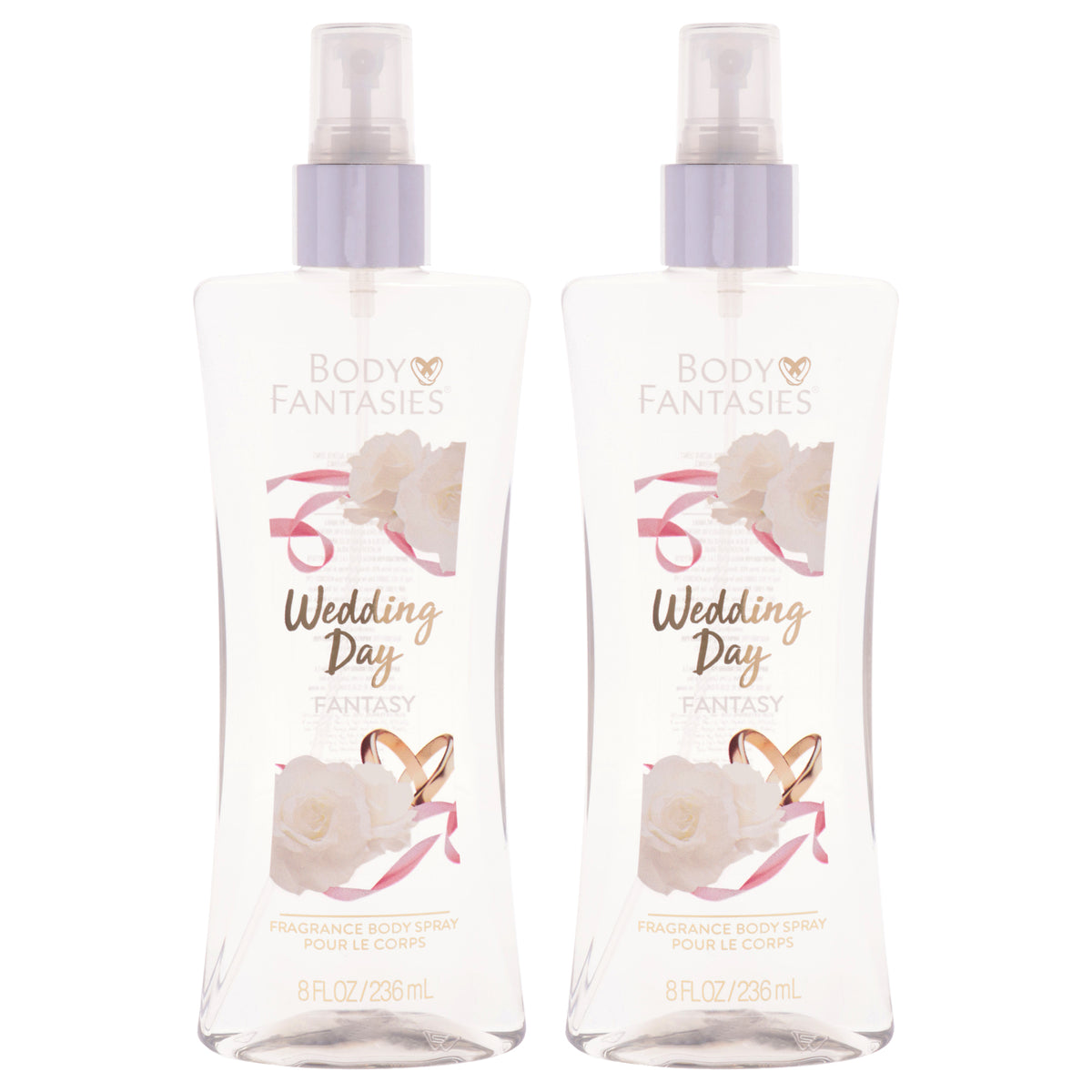 Body Fantasies Signature Wedding Day Fragrance Body Spray - Pack of 2 -Thefragrancemart.com